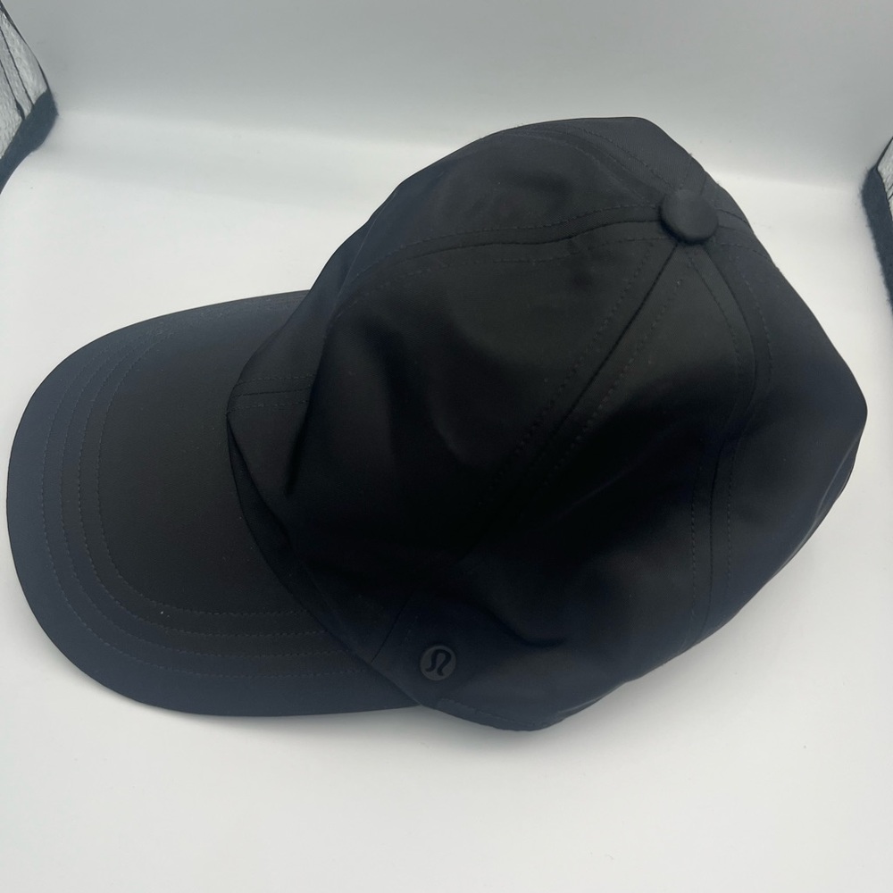 Lululemon Black Adjustable Baseball Cap Hat Metal Buckle - Picture 5 of 8